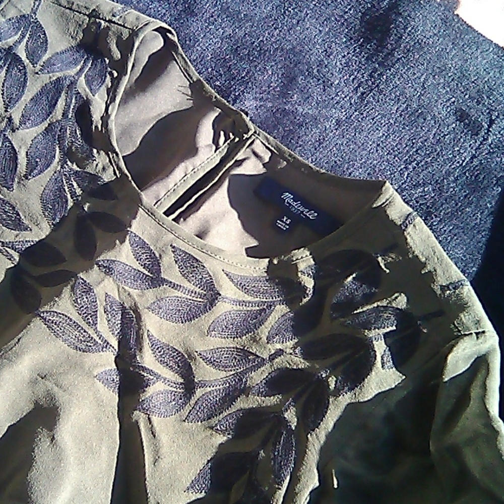 Madewell Olive Green Shift Dress